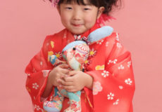 七五三　三歳のお祝い～お着物♪
