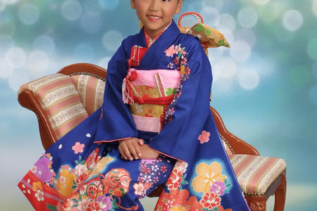 七歳☆お着物とドレスのお写真